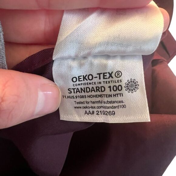 NWT! Calvin Klein maroon infinite non iron button down shirt - Picture 6 of 12